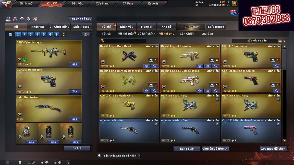 shop acc cf uy tin gia re